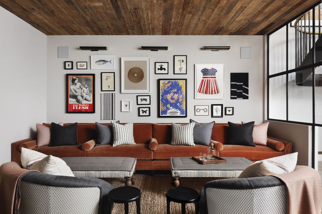 Image may contain Furniture Living Room Room Indoors Couch Table Interior Design Cushion and Coffee Table