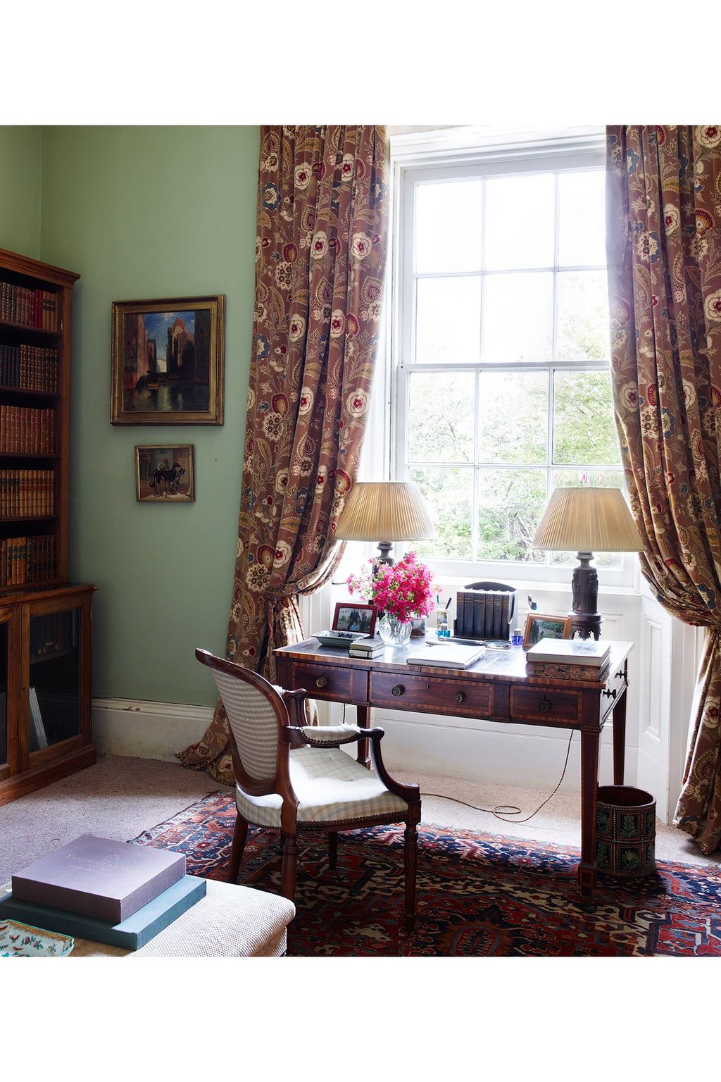 Library Study Traditional Cornwall House | Real Homes