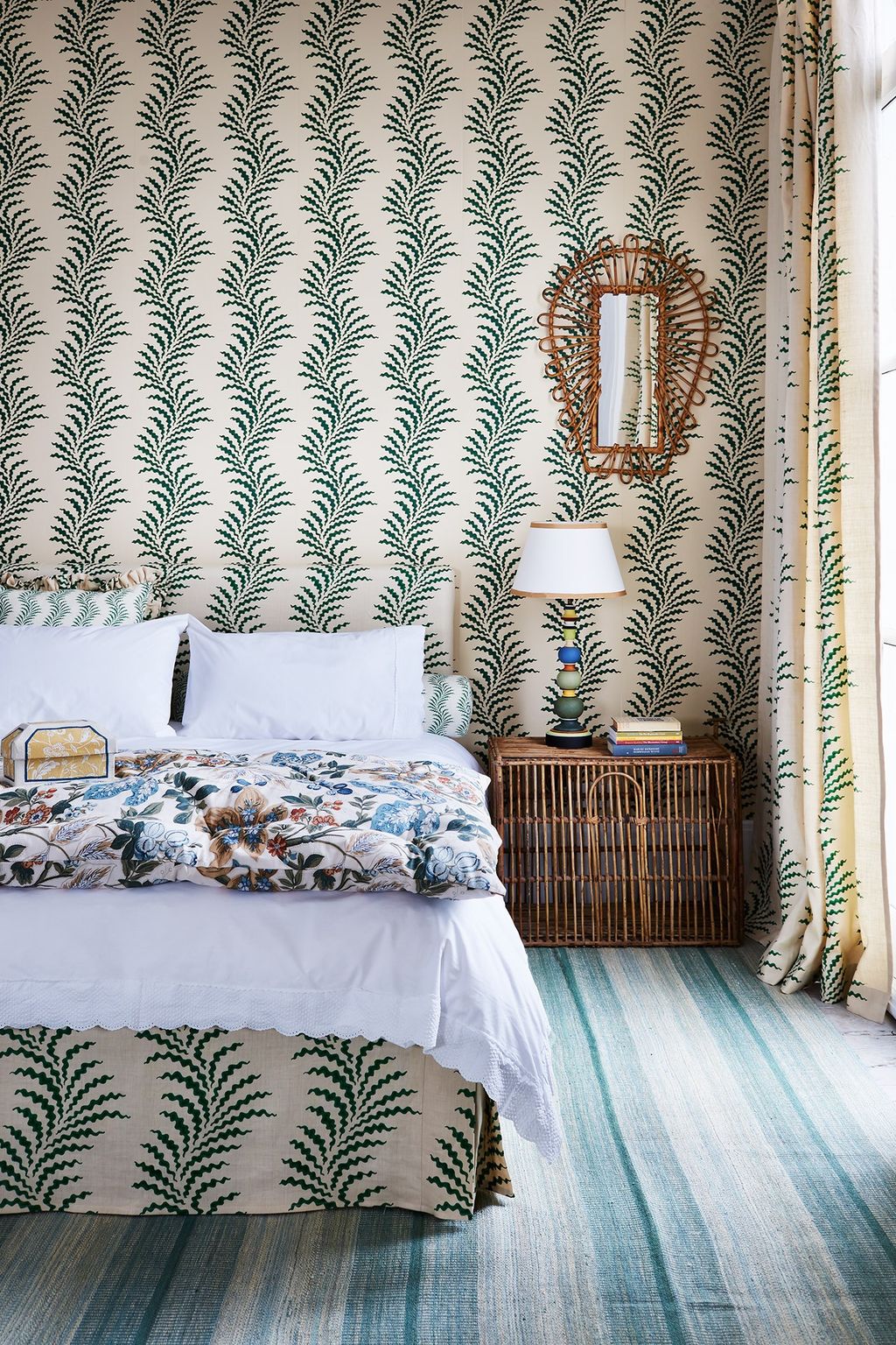 Image may contain Indoors Room Bedroom Furniture Bed Dorm Room and Rug