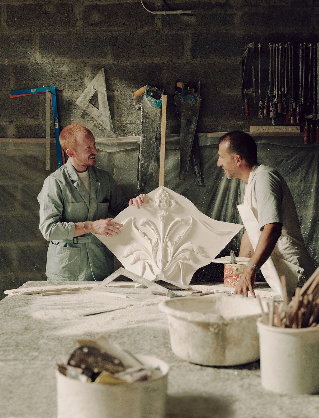 Image may contain Human Person Art Painting and Pottery