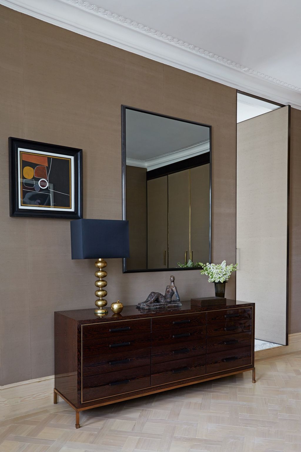 Image may contain Furniture Cabinet Dresser Wood and Sideboard