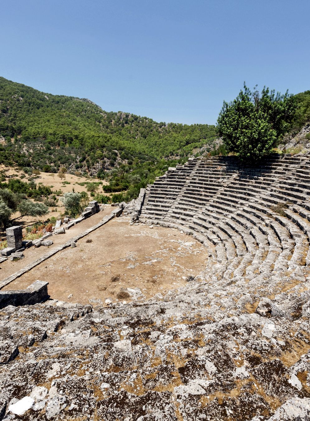 Pinaras theatre dates from the 2nd century BC.