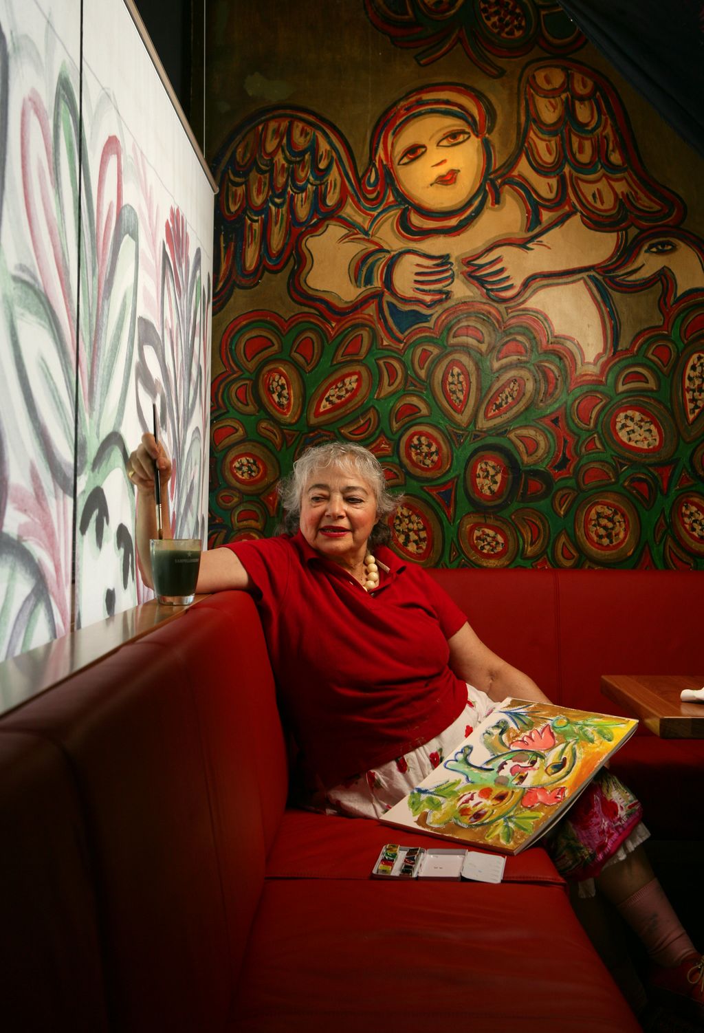 Image may contain Furniture Couch Human Person Indoors Interior Design Marie Laurencin Face and Home Decor