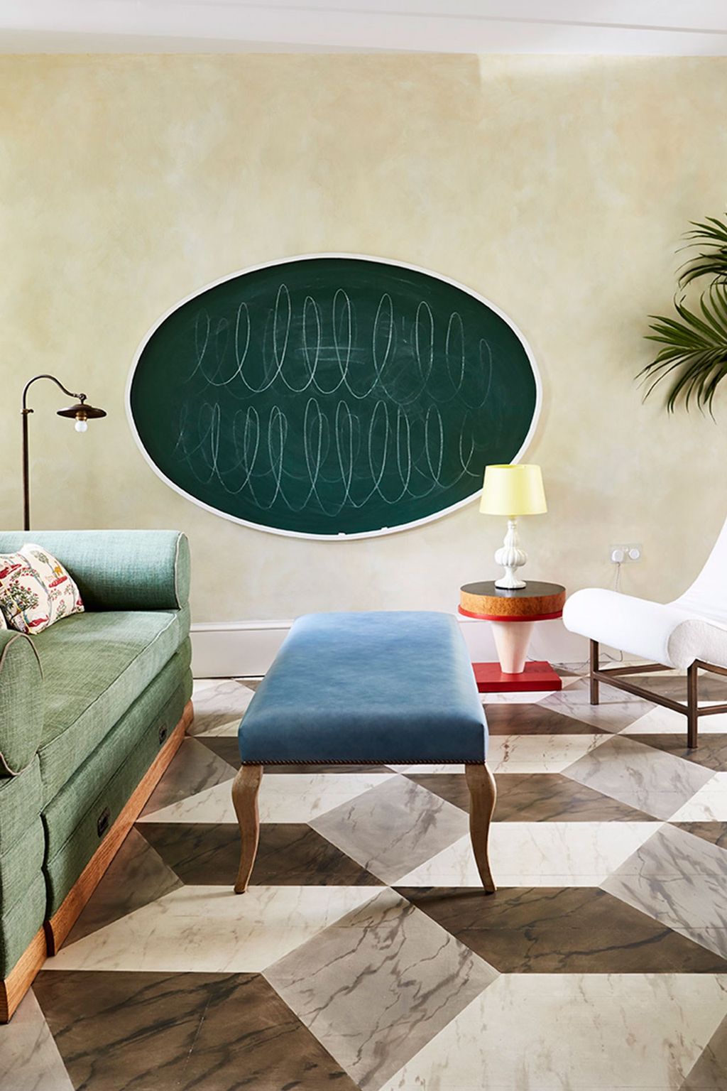 Image may contain Furniture Rug and Table