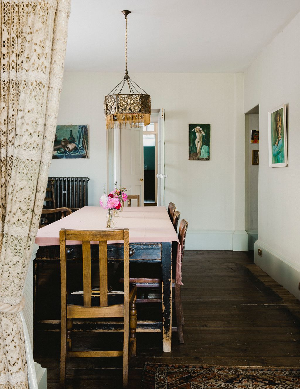 Image may contain Flooring Wood Hardwood Floor Furniture Chair Interior Design Indoors Room and Home Decor