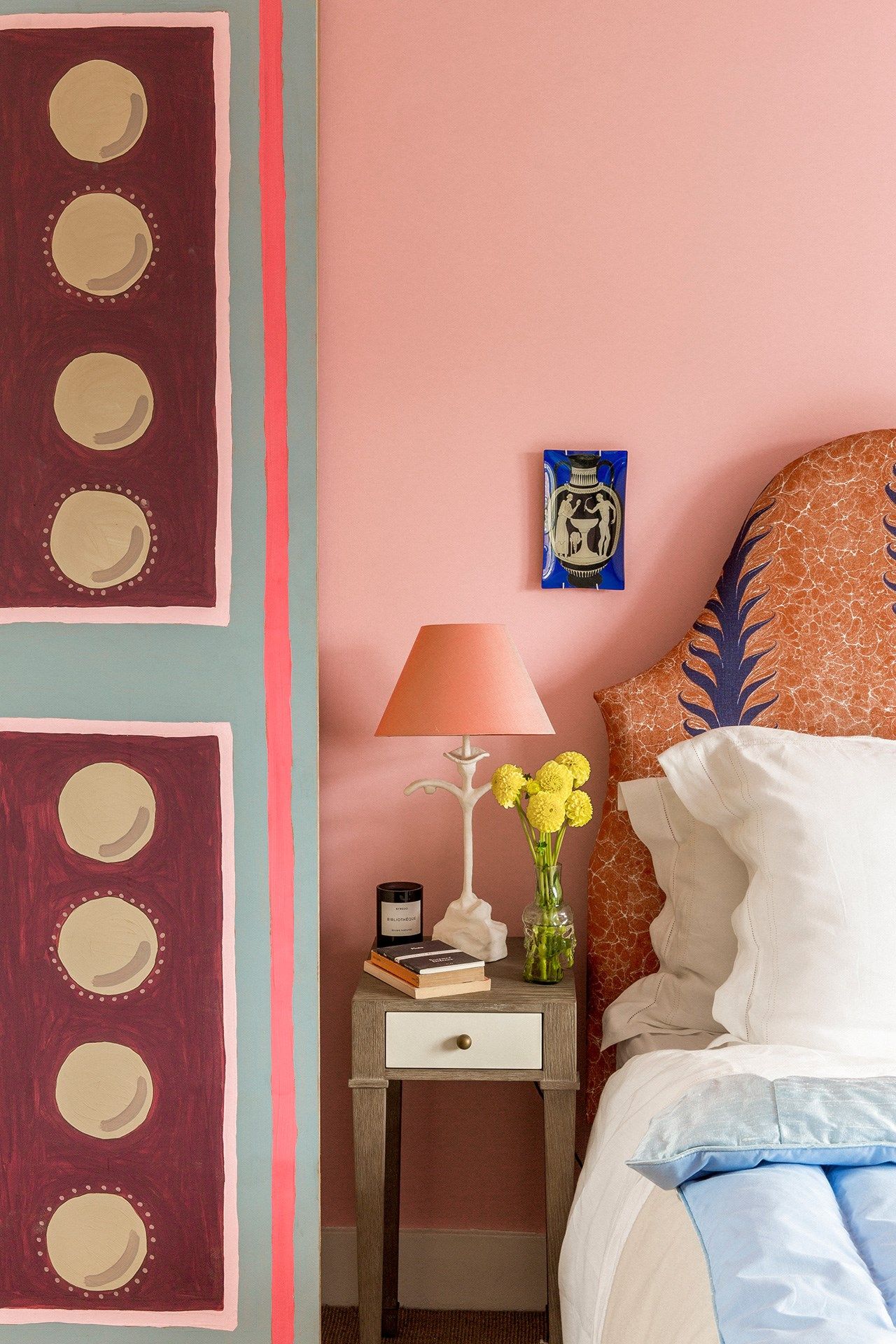 Image may contain Indoors Room Bedroom Lamp Table Lamp Furniture and Living Room