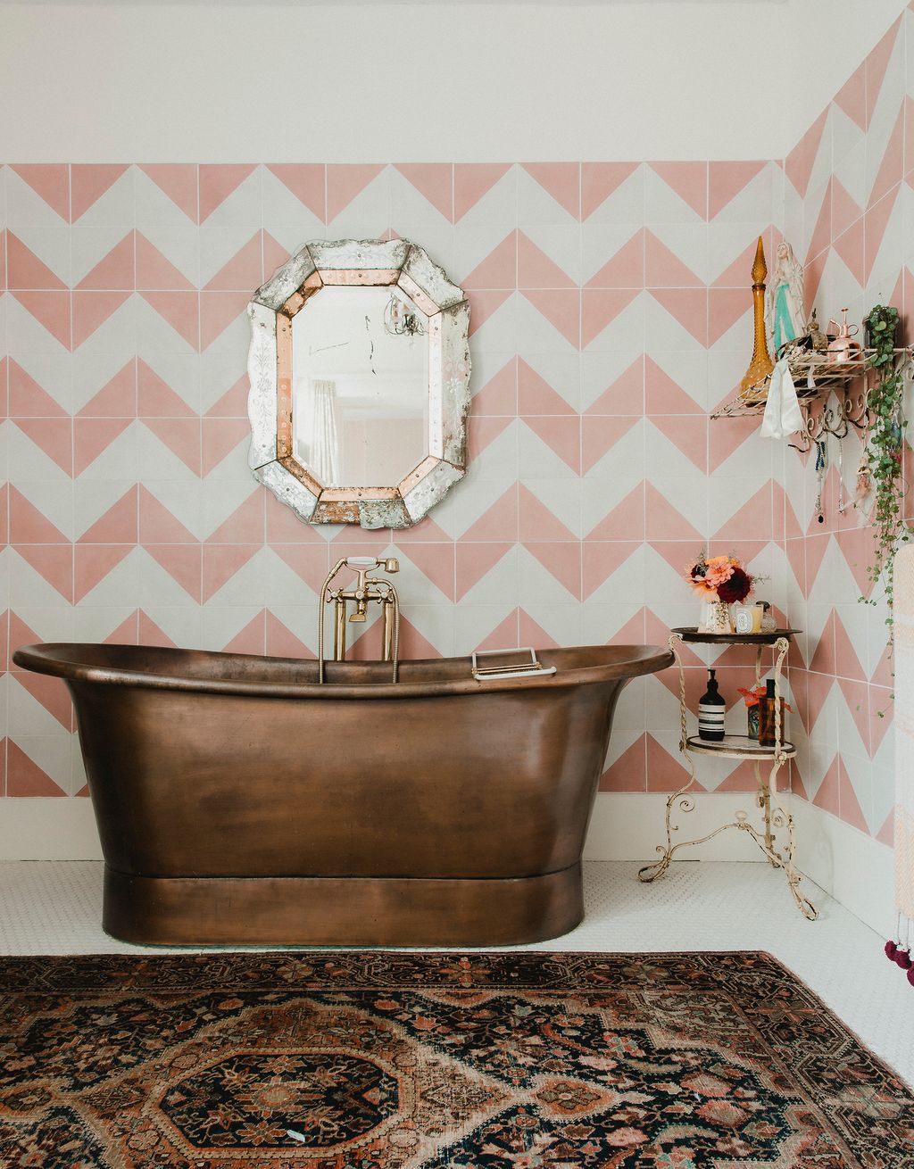 “This was the third attempt at redecorating I kept wallpapering and it was a big mistake. The kids were like ‘Oh mum….'