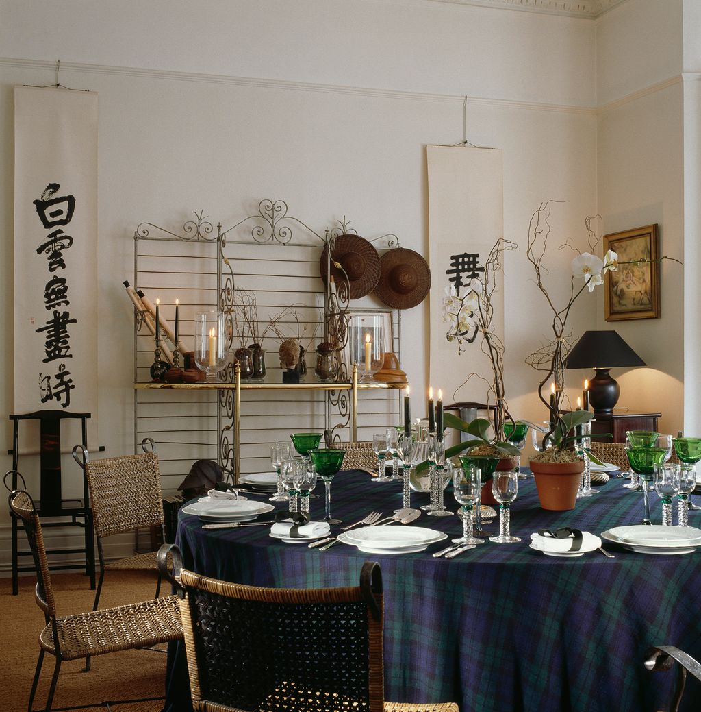 Image may contain Home Decor Furniture Chair Table Indoors Room Dining Table Dining Room and Interior Design