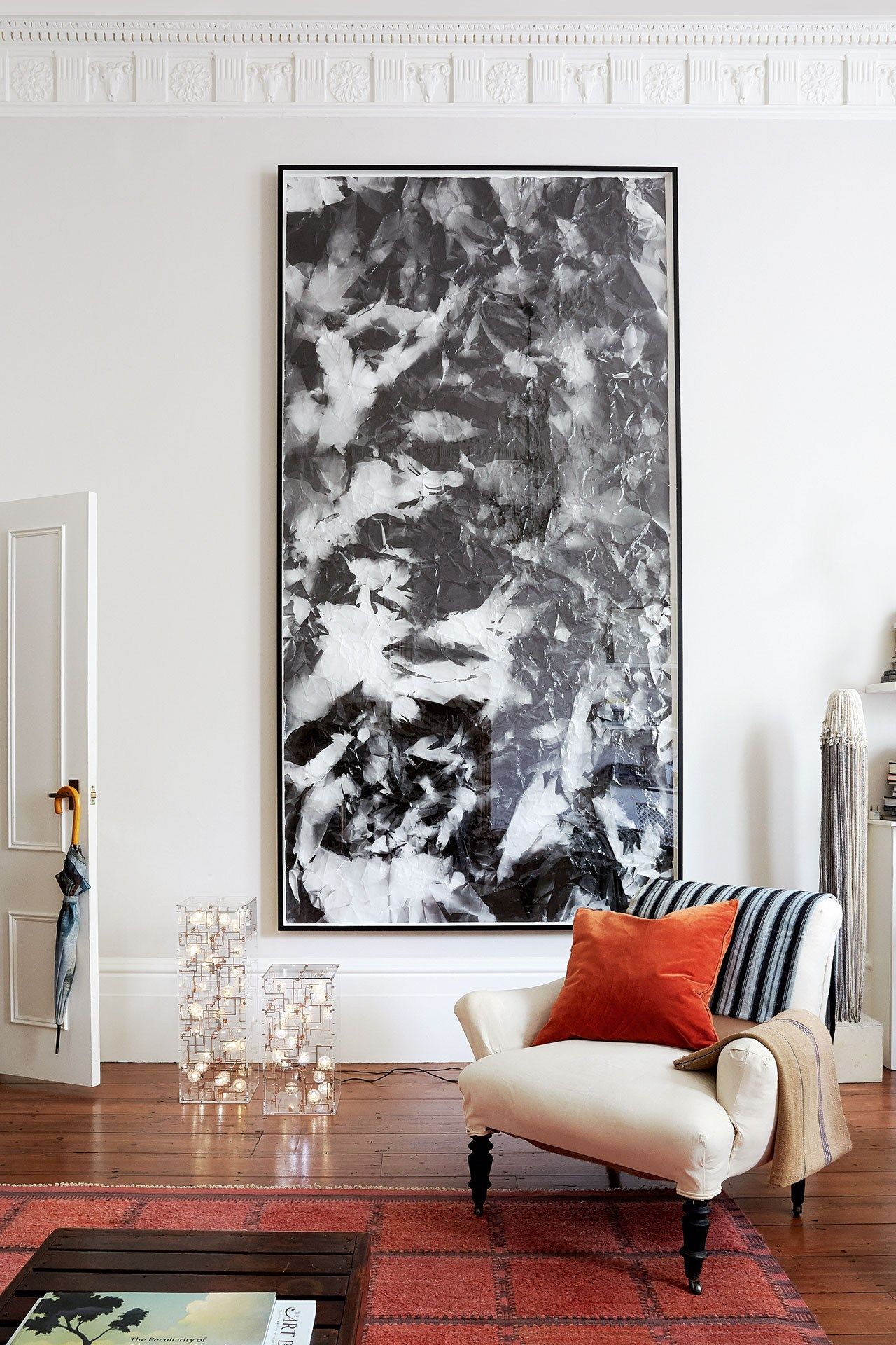 Image may contain Furniture Interior Design Indoors Living Room Room Canvas and Table