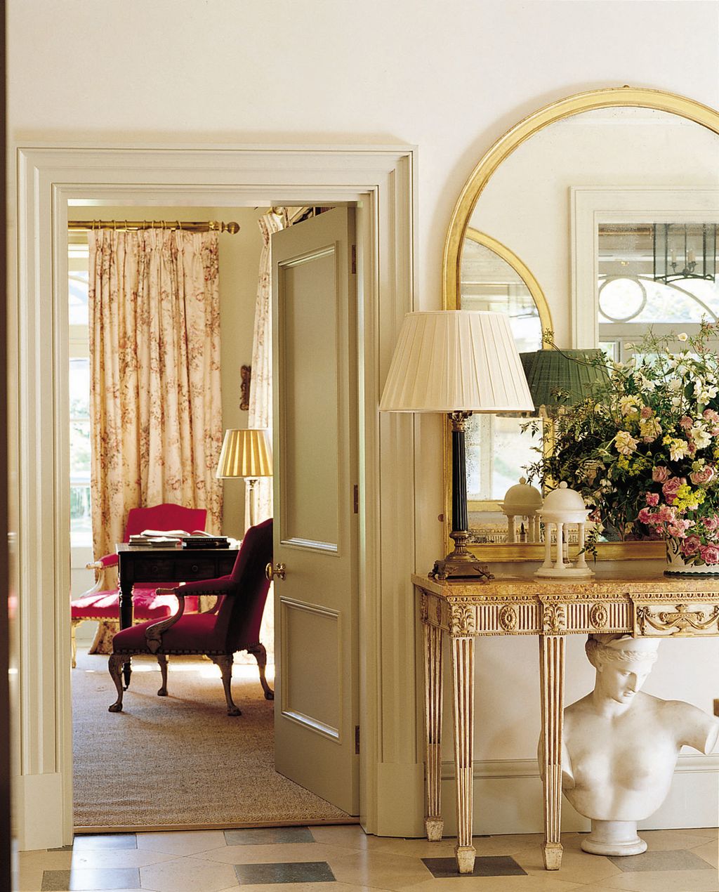 Image may contain Plant Living Room Indoors Room Furniture Flower Blossom Flower Arrangement and Interior Design