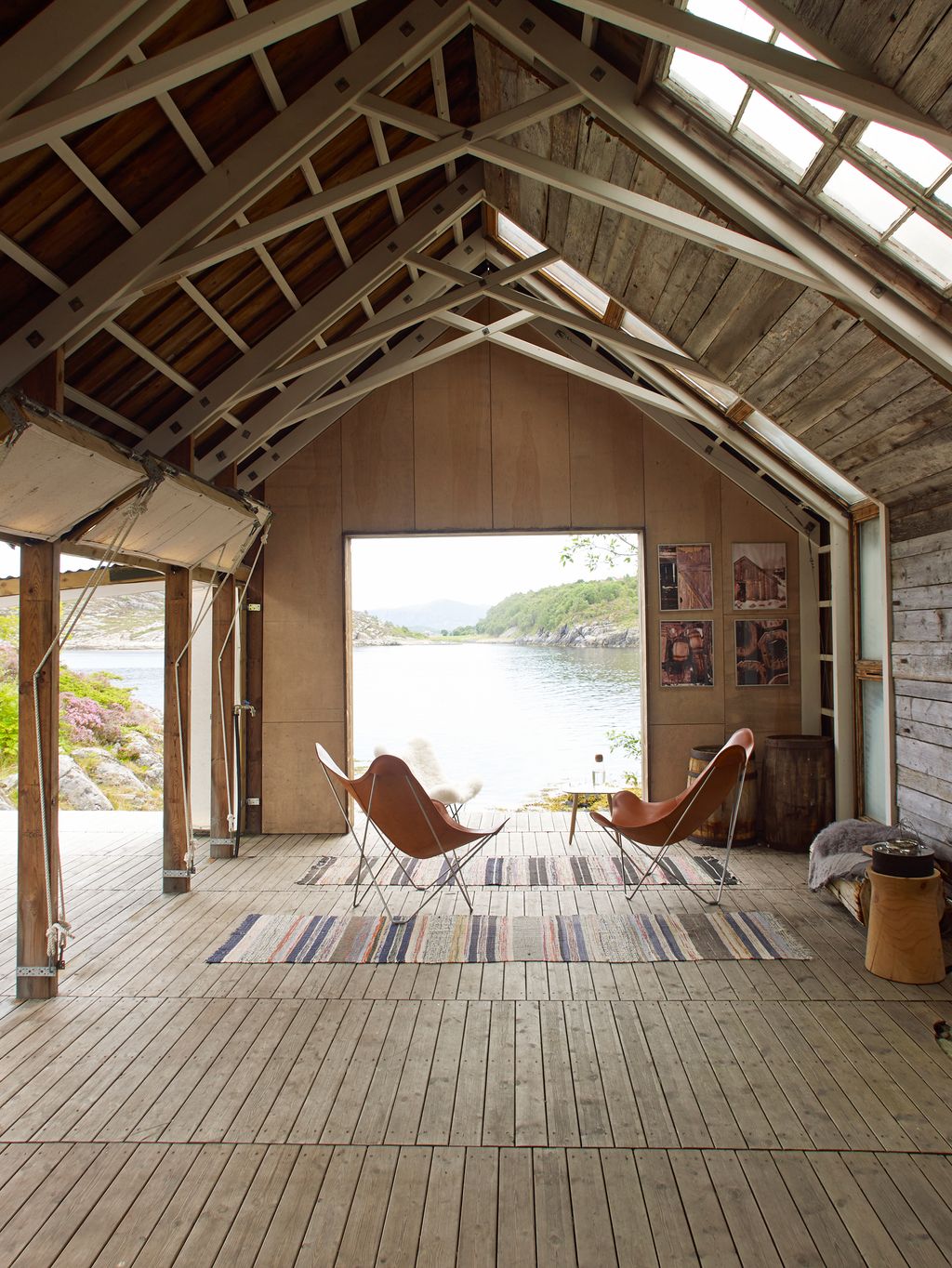 Image may contain Furniture Housing Building Flooring Loft Chair Attic Wood Floor and Indoors