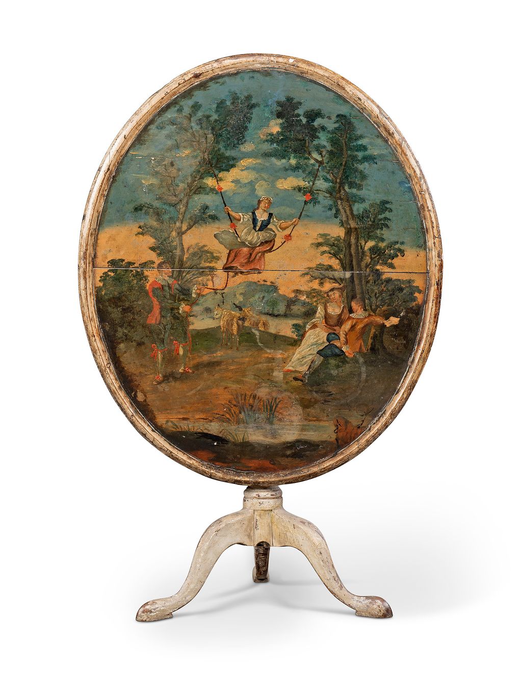 'Oliver loved decorative things and Watteauesque landscapes  he used things like this as inspiration for his designs.'  ...