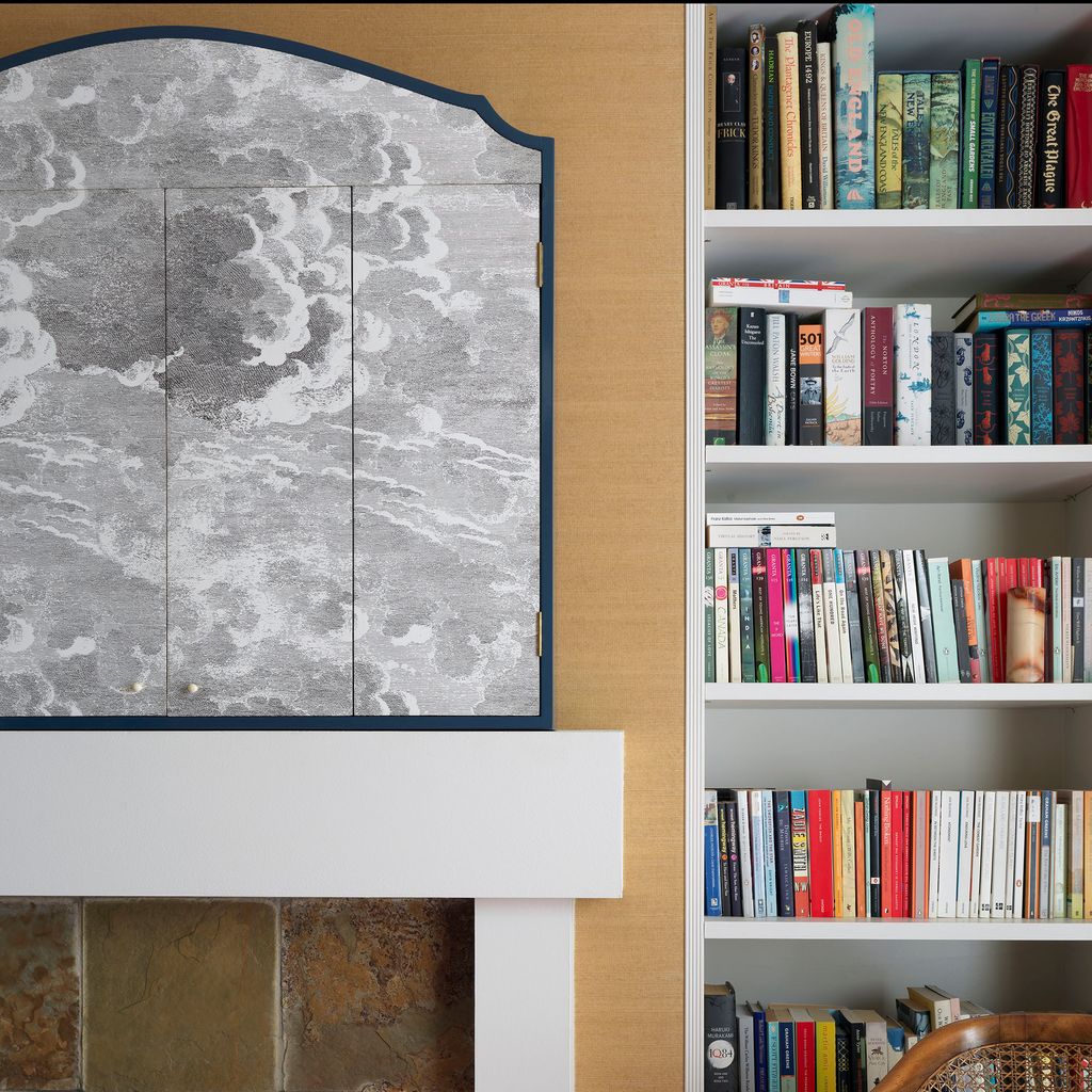 Image may contain Furniture Bookcase and Shelf