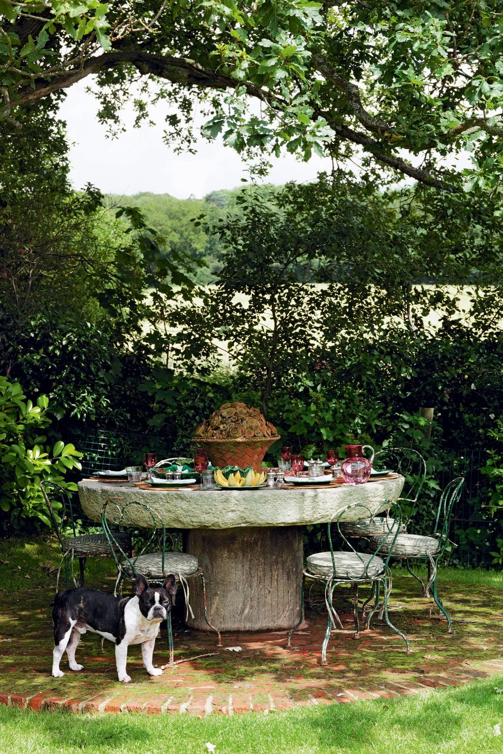 Paolo Moschino  Philip Vergeylen's dog. 'We have two black and white French bulldogs . Louis is seven years old and...