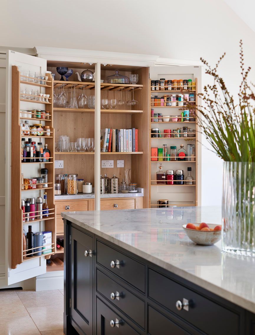 Image may contain Shelf Pantry Interior Design Indoors and Furniture