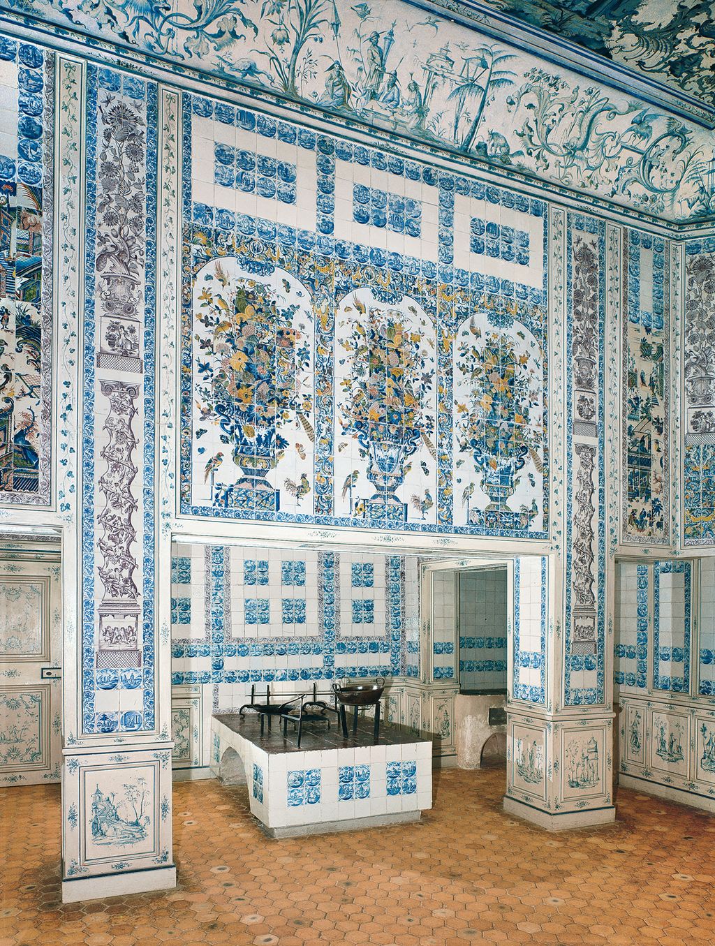 Image may contain Floor Building Architecture Dome Flooring Art and Tile