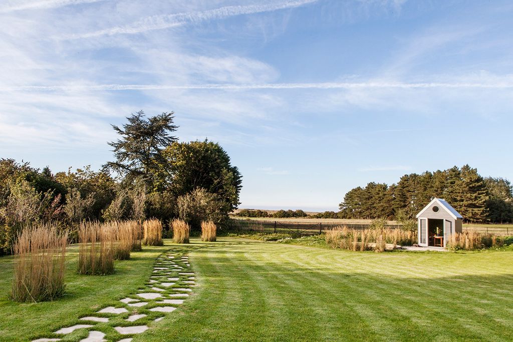 Garden  White Country Barn Conversion | Real Homes