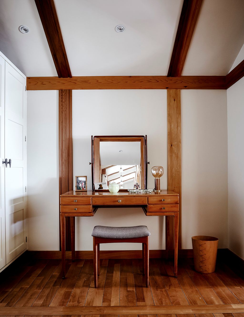 Image may contain Wood Hardwood Flooring Floor Furniture Plywood Interior Design and Indoors