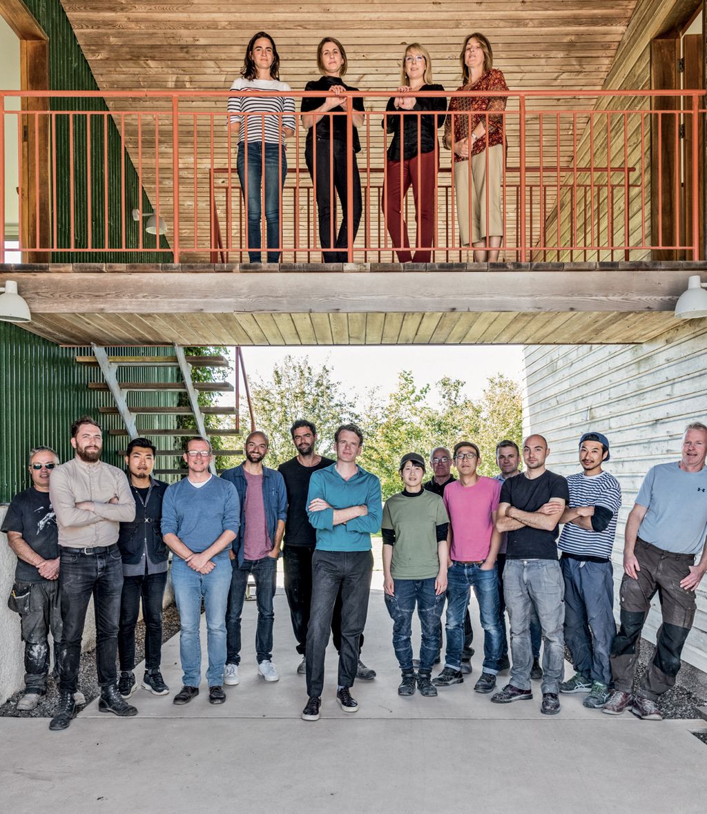 Joseph has assembled a team of specialist makers from all over the world.