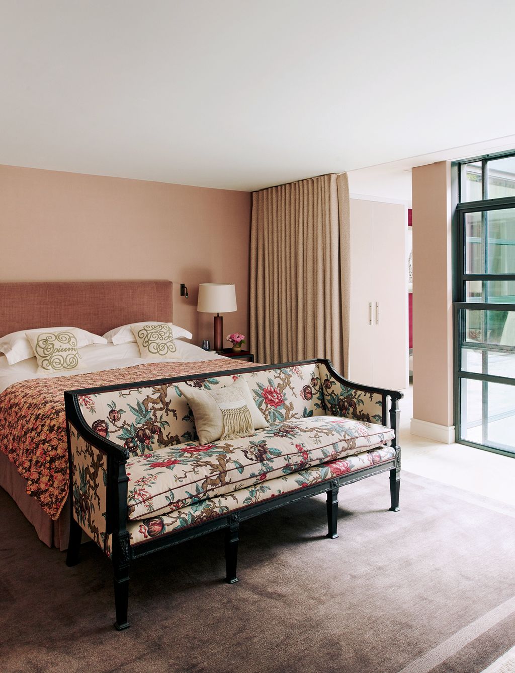 Image may contain Furniture Indoors Room Bed Bedroom and Interior Design