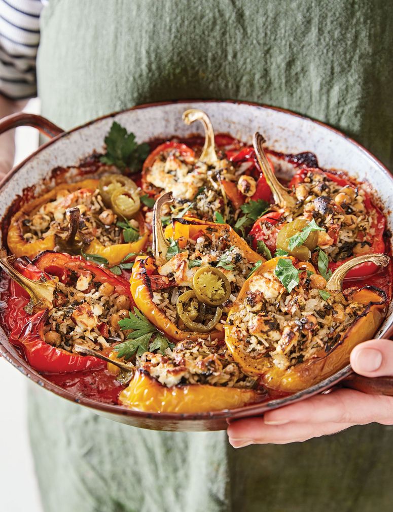 Image may contain Food Meal Dish Plant and Pizza