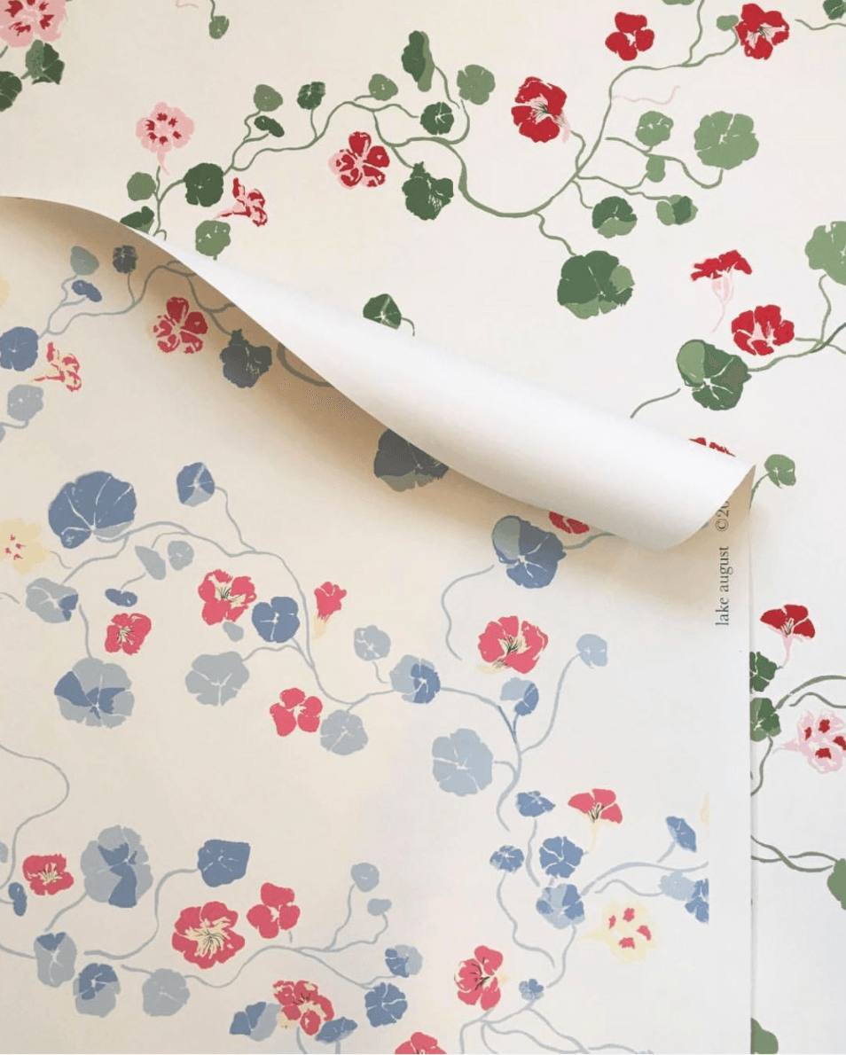 Image may contain Pattern Graphics Floral Design Art Tablecloth and Rug