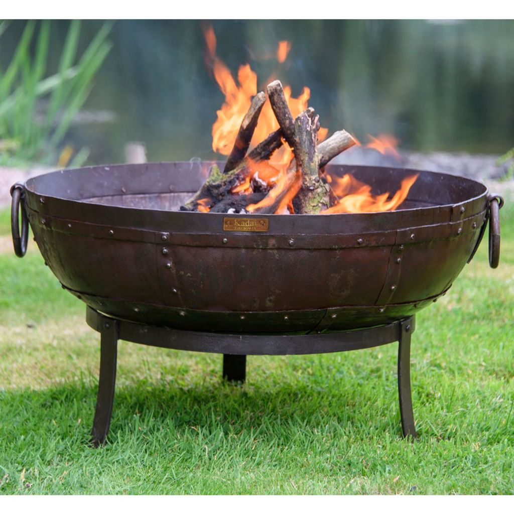 Recycled kadai on low gothic stand 135.  buttongroup Shop now