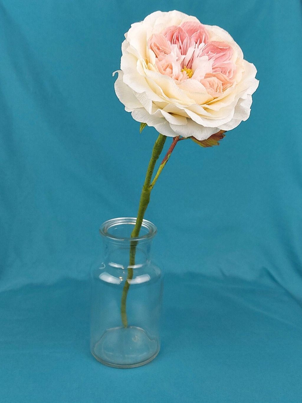 Handmade David Austin blooms 10 from Paper Blooms by Mariana on Etsy.  buttongroup Shop now