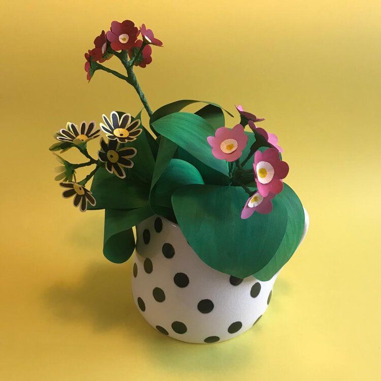 Paper auricula branch 79.99 from Miranda Sinclair.  buttongroup Shop now