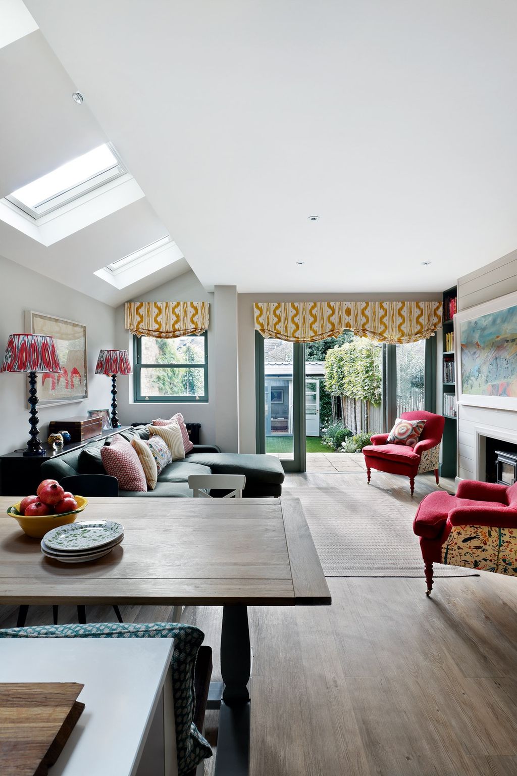 Open Plan Living Area At Home Nicole Salvesen London Family Home | Real Homes