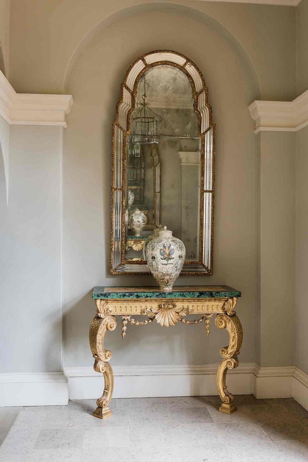 Alcove Mirror  Newbuild Jacobeanstyle Manor | Real Homes
