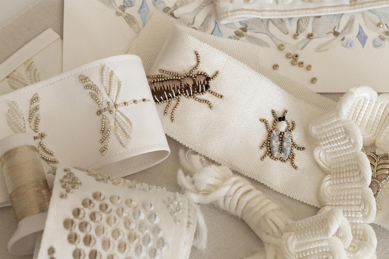 Image may contain Home Decor Linen Pattern Embroidery Clothing and Apparel