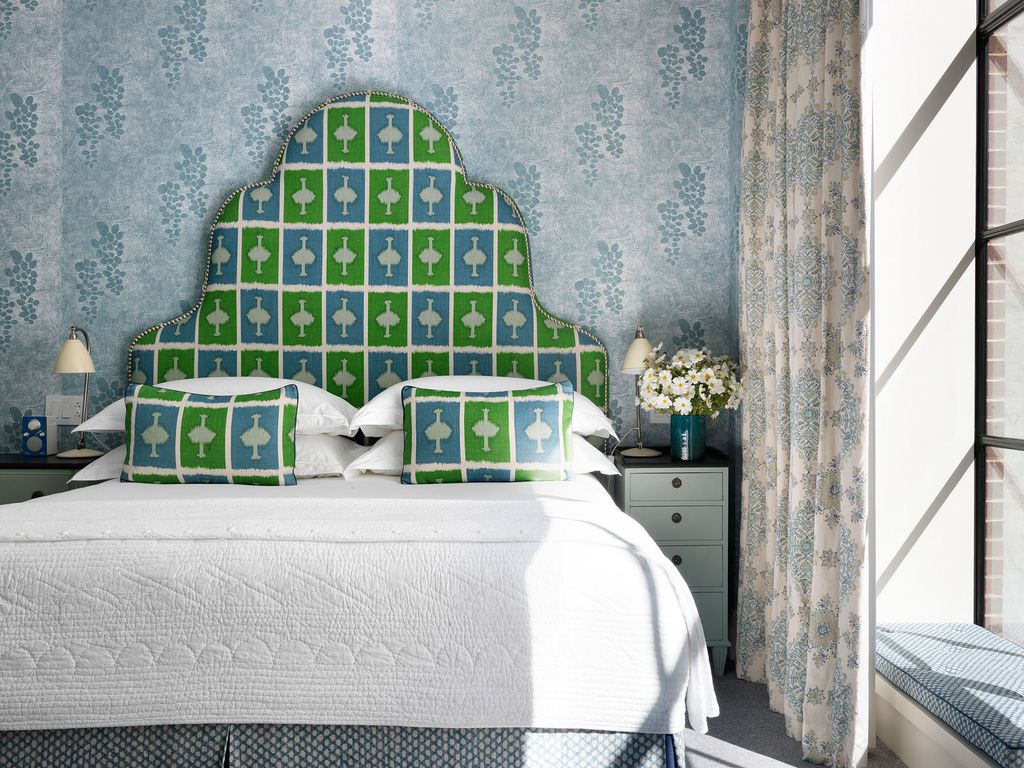 Image may contain Cushion Pillow Home Decor Furniture Interior Design Indoors Room Bedroom and Bed