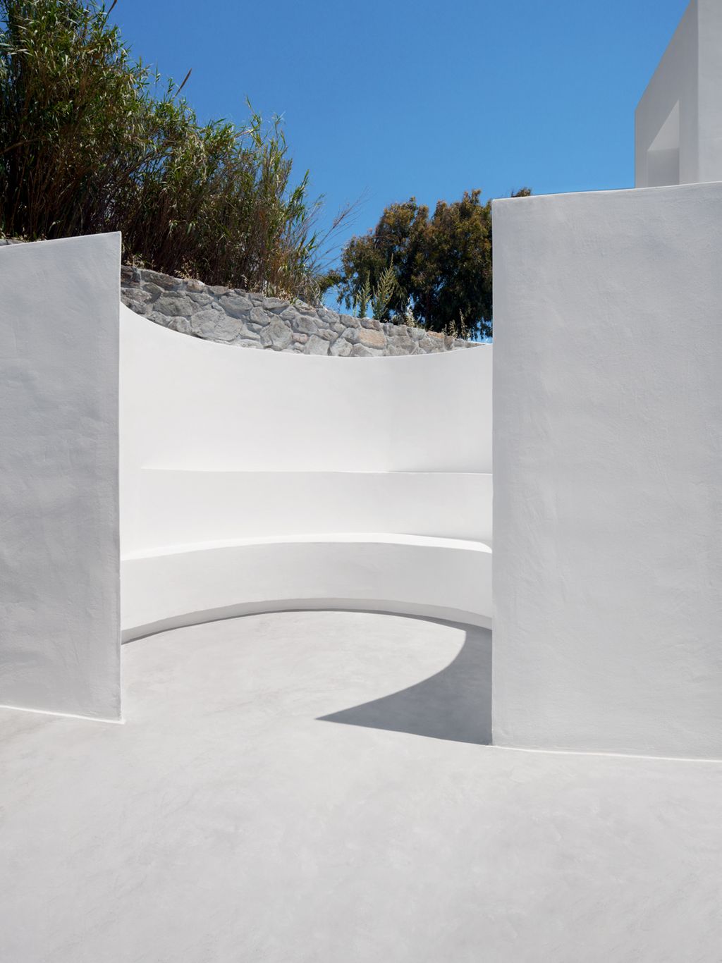 Image may contain Furniture Table and Concrete