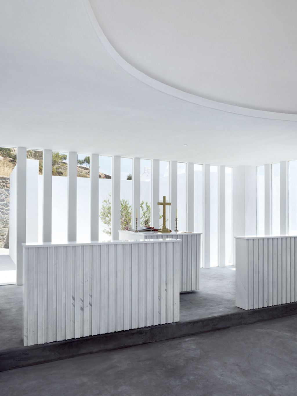 Image may contain Lobby Room Indoors Furniture Interior Design Flooring Crib and Reception