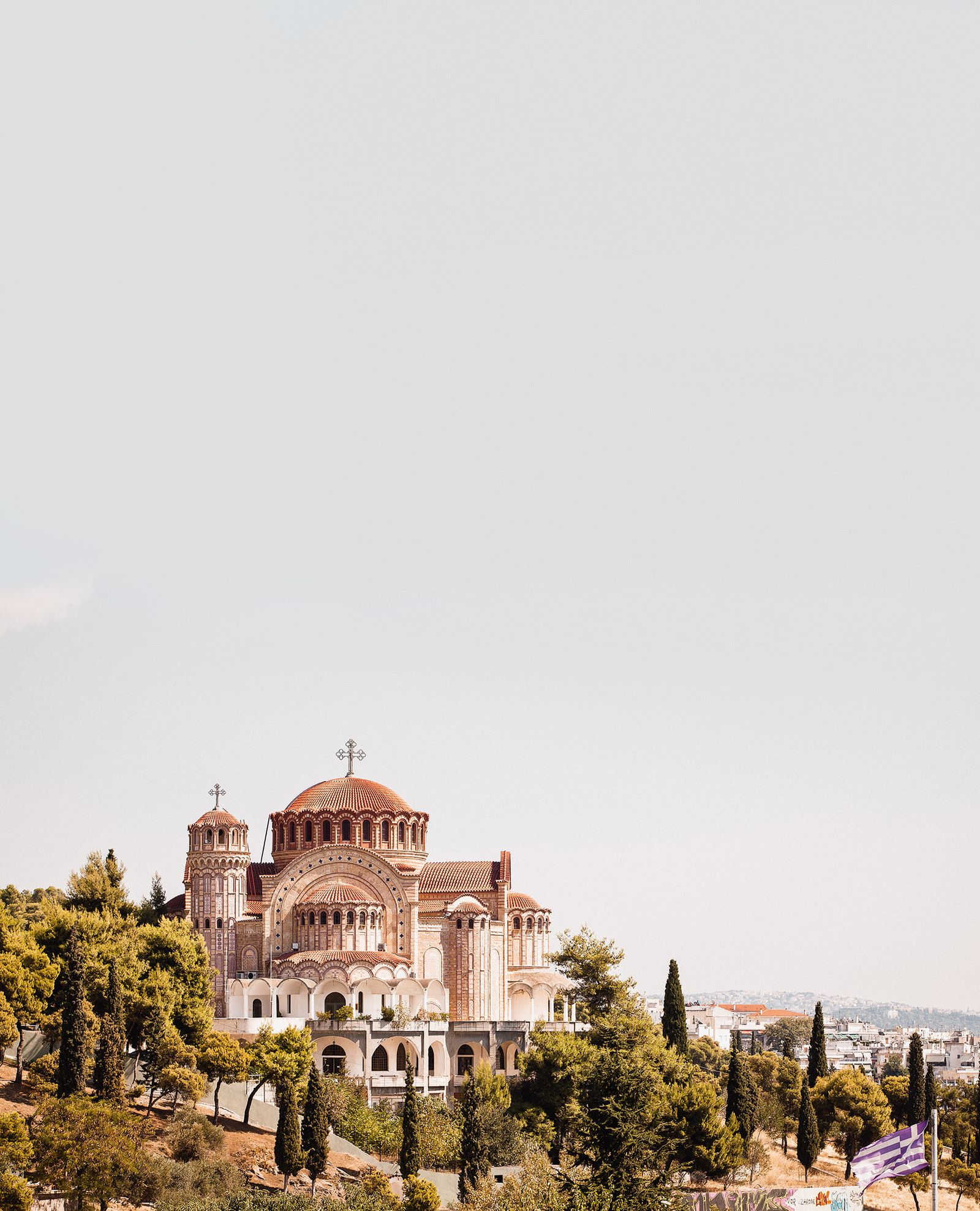 Image may contain Architecture Dome Building Housing Monastery Outdoors Plant Tree Spire Tower Steeple and Villa