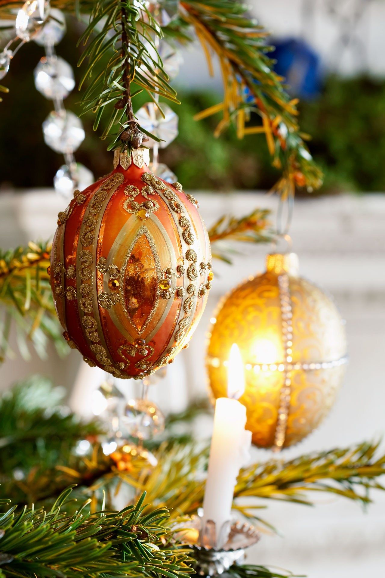 Image may contain Ornament Candle Plant Tree Fruit Food and Pineapple