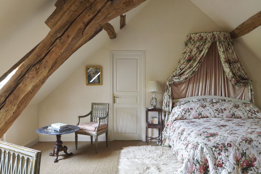 Image may contain Indoors Furniture Interior Design Chair Room Bedroom Building Housing Bed and Loft