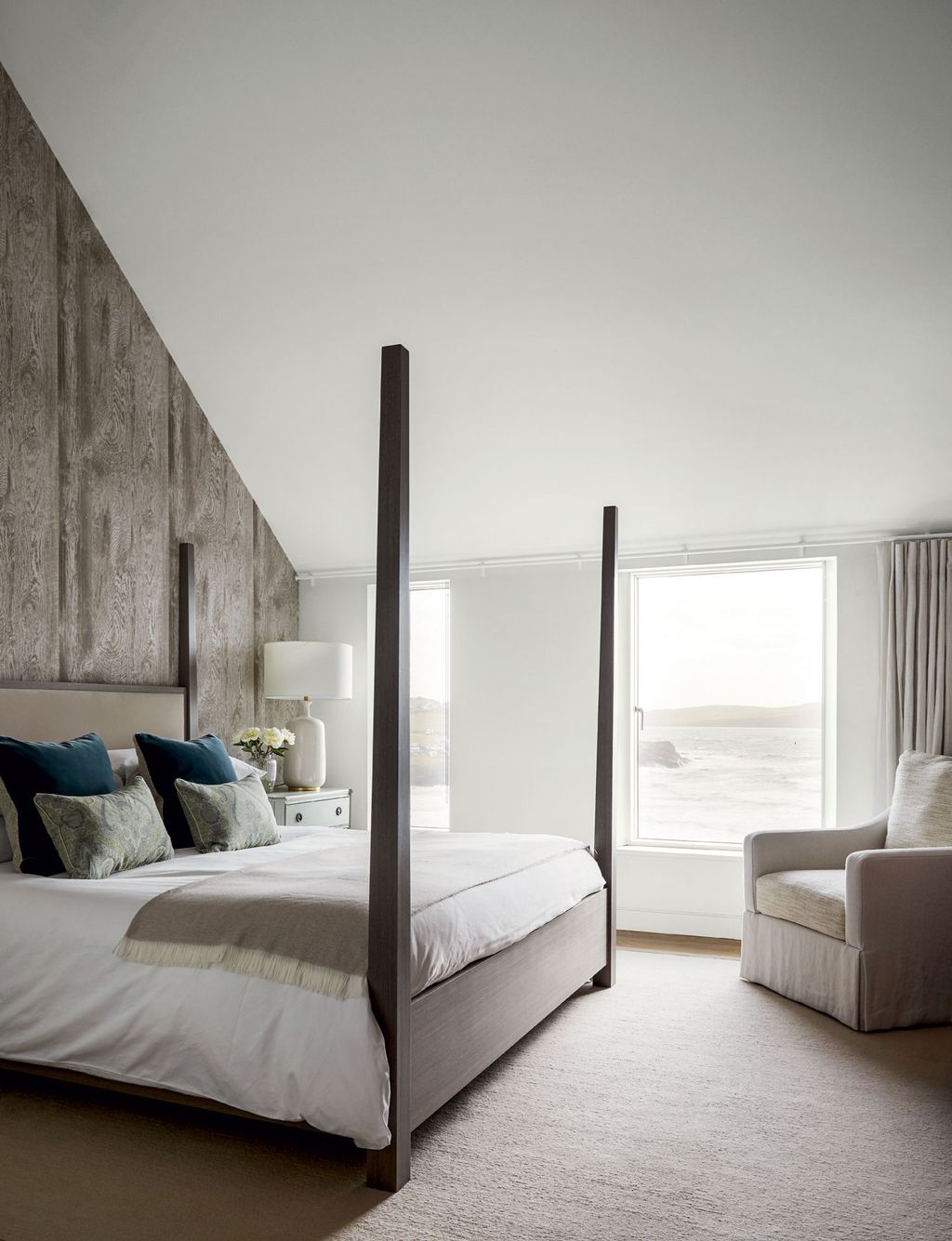 Image may contain Furniture Indoors Room Bedroom Interior Design Bed and Flooring