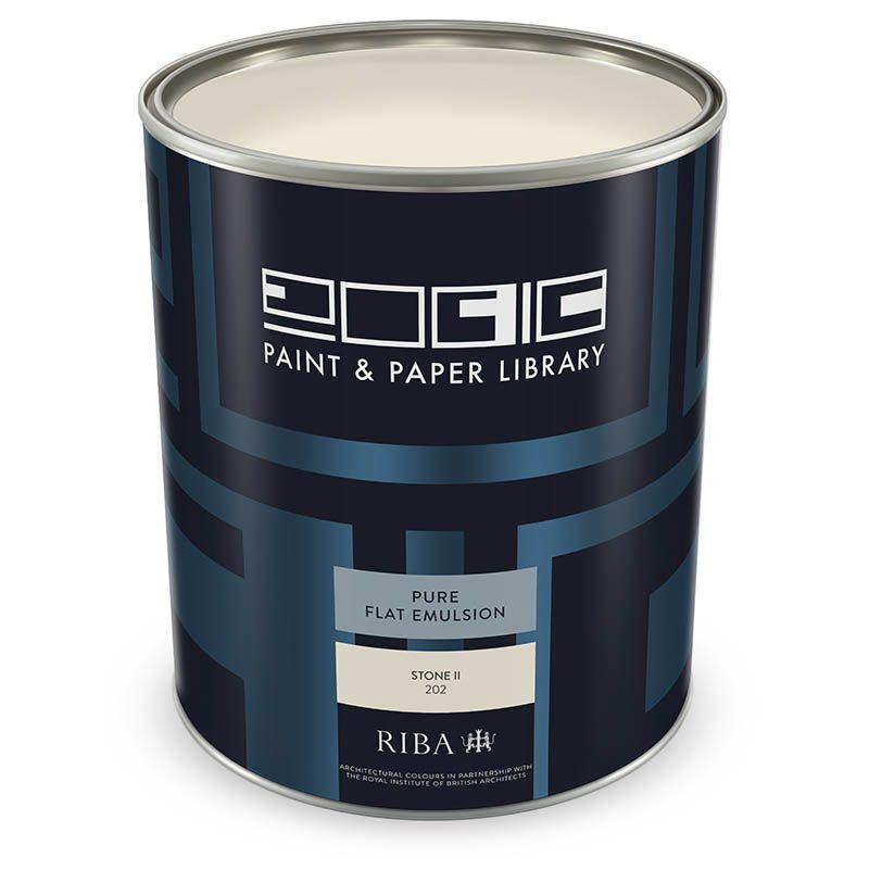 'Stone II' 51 for 2.5l flat emulsion from Paint  Paper Library.  buttongroup Shop now