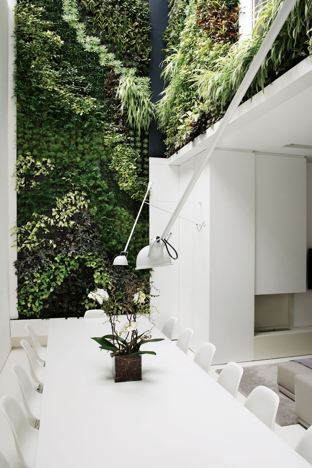 Image may contain Interior Design Indoors Plant Furniture Flower Ikebana Ornament Vase and Flower Arrangement