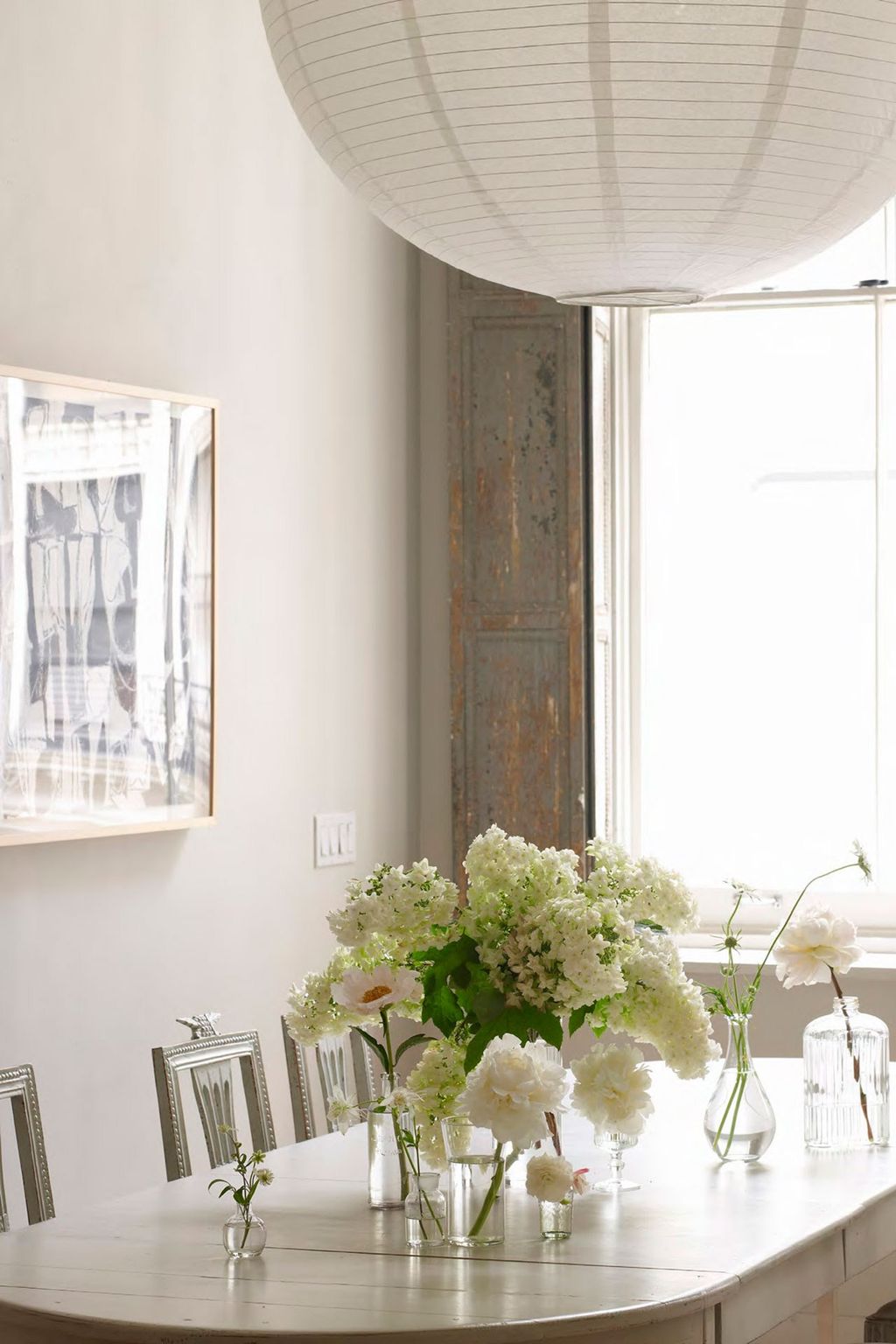 Glass Jars Dining Table Arrangement Ideas  Decorating With Flowers