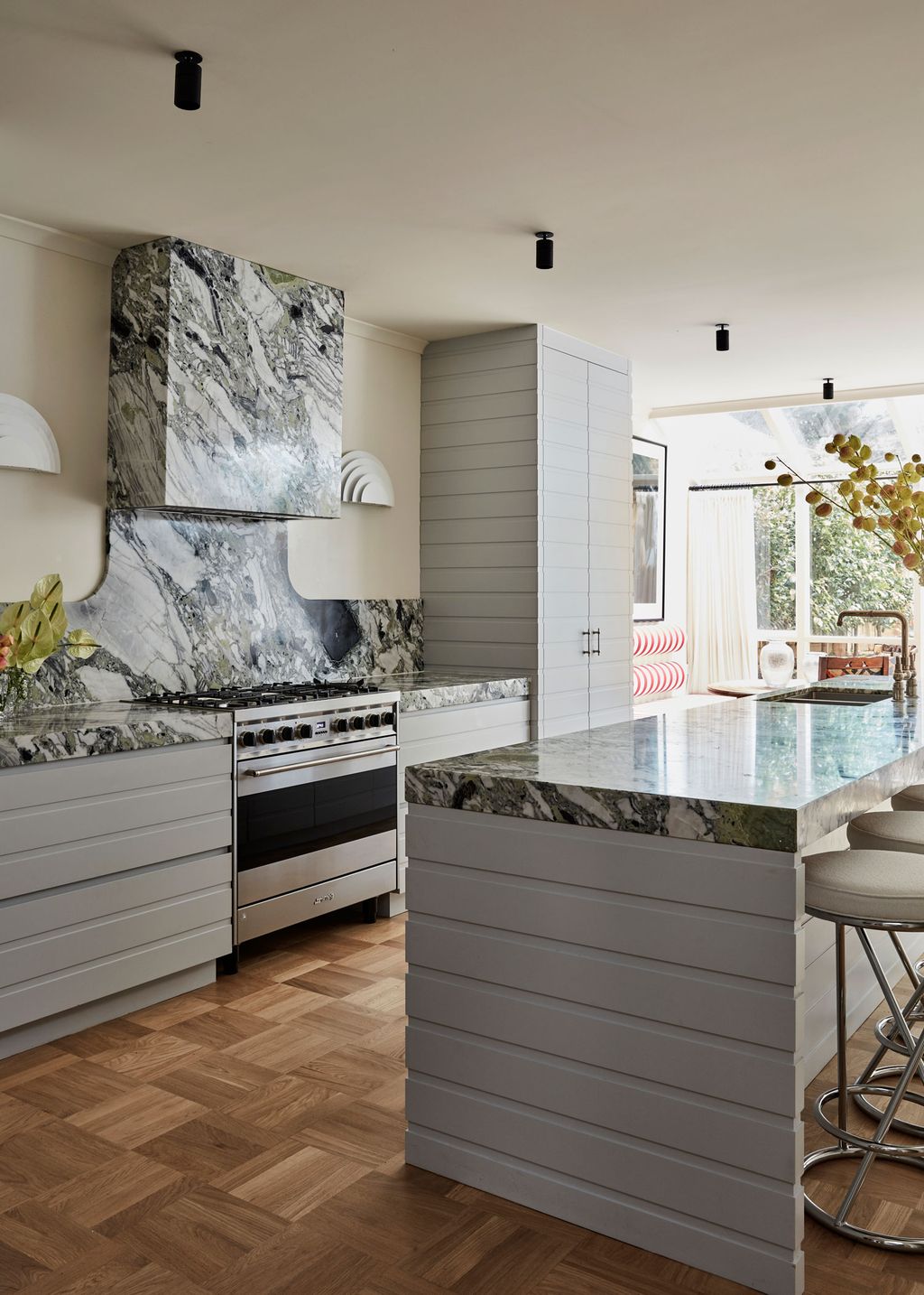 Image may contain Indoors Room Kitchen Island and Kitchen