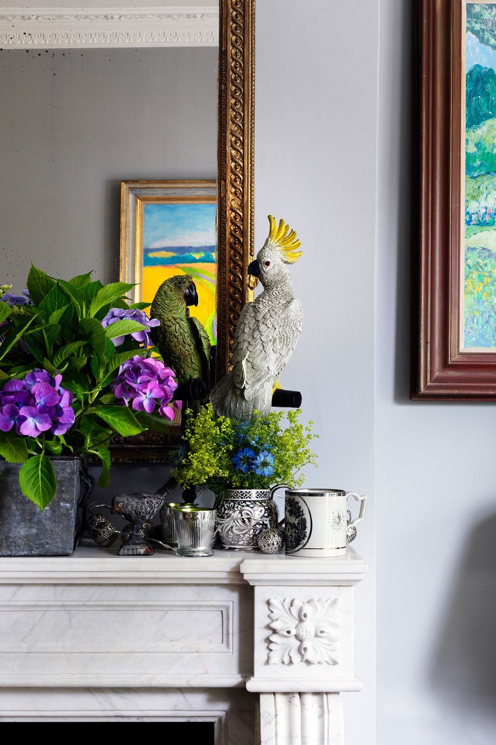 Image may contain Plant Animal Bird Flower Blossom Flower Arrangement Flower Bouquet Interior Design and Indoors