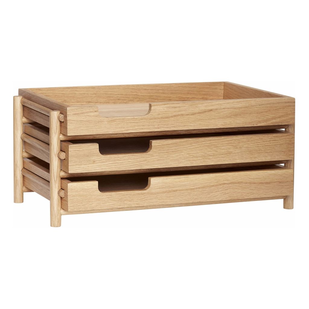 Hübsch FSC oak storage units 85 from Smallable. Handy for post documents and more this unit is compact and pretty. ...