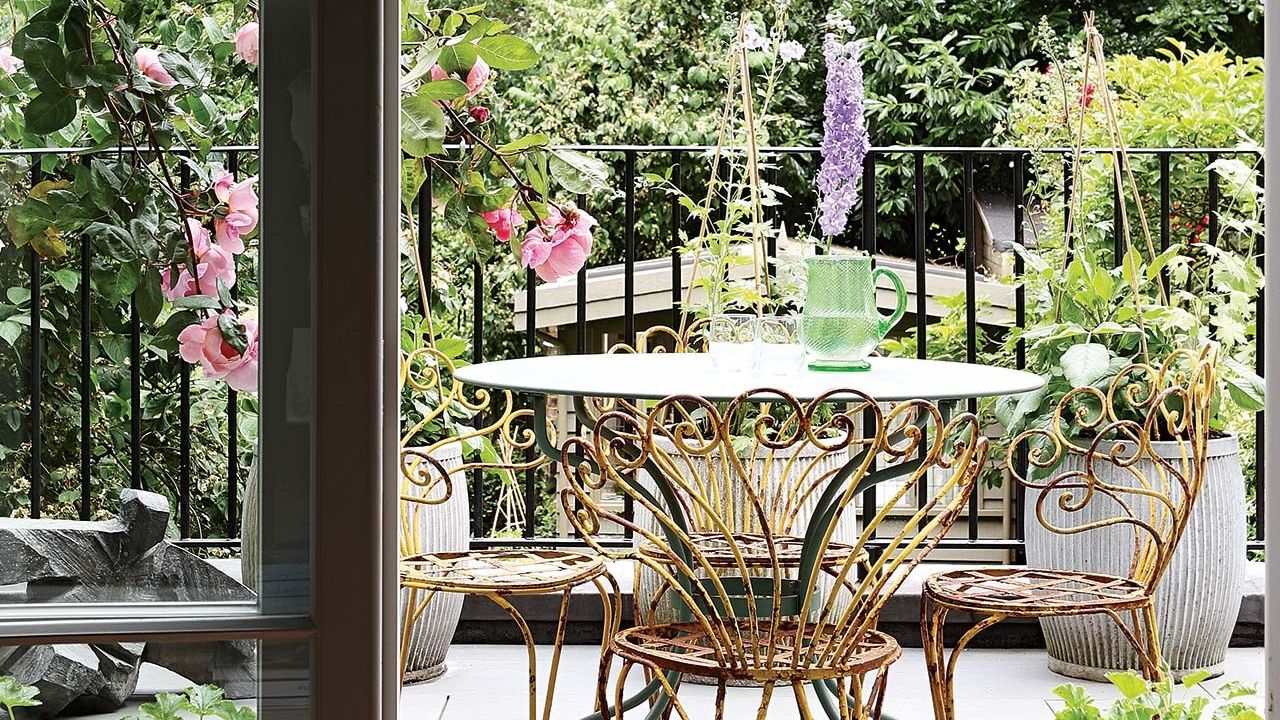 Image may contain: Furniture, Chair, Patio, and Porch