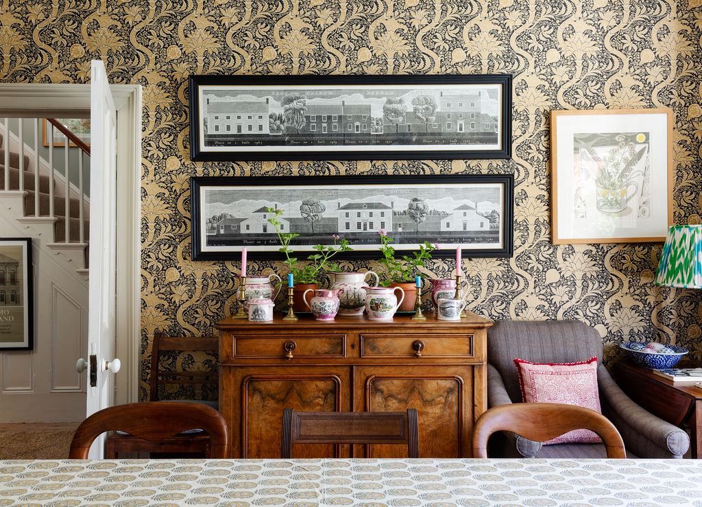 Image may contain Furniture Room Indoors Sideboard Living Room Cabinet Table and Home Decor