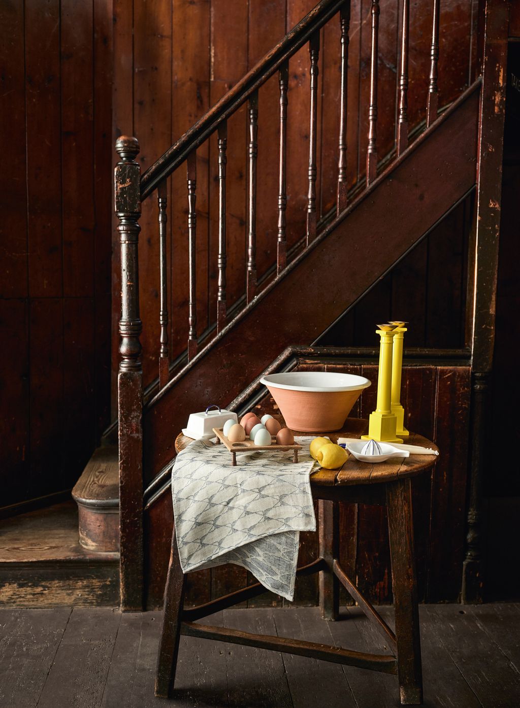 Image may contain Banister Handrail Wood Hardwood Furniture and Home Decor