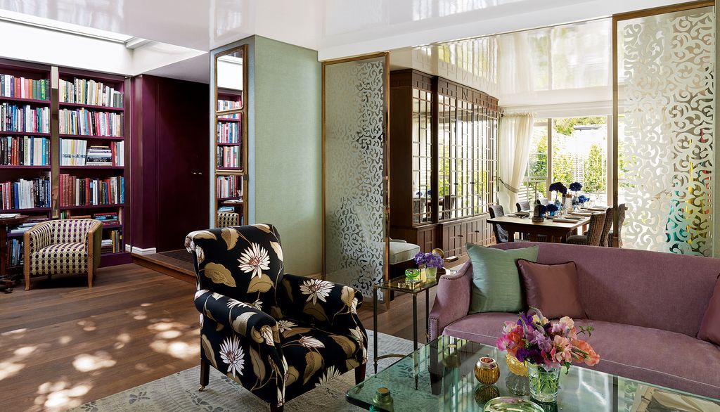 Image may contain Living Room Room Indoors Furniture Couch Interior Design and Wood