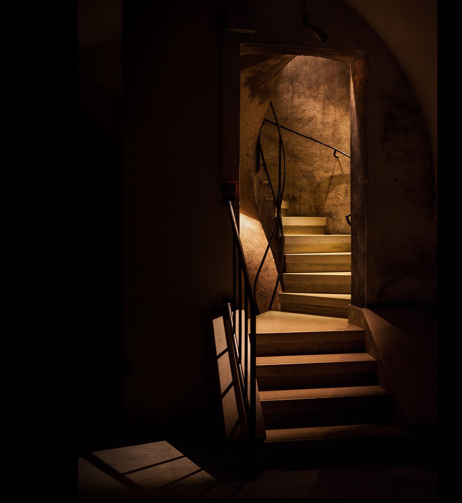 Image may contain Staircase Banister and Handrail